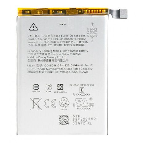 Аккумулятор для Google Pixel 3 XL (G013C-B / GO13C-B) 3450 mAh с беспроводной зарядкой [Original PRC] 12 мес. гарантии