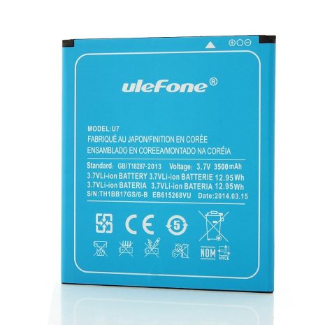 Акумулятор для Ulefone U7 (Carpad t69 Max, Created N7, Orientphone Mega Pro 7, Star u69, Vido M87, Gdippo X7, Tronsmart PS7, Luftco AoneX, Mlais M81, Nibiru Jupiter M1, Chinavasion OEM 7") [Original .