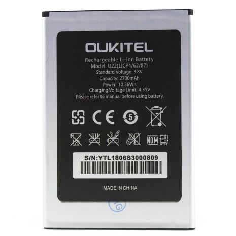 Аккумулятор для Oukitel U22 [Original PRC] 12 мес. гарантии