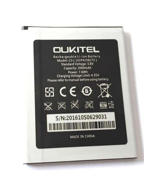 Аккумулятор для Oukitel C3 / Bravis A503 Joy [Original PRC] 12 мес. гарантии