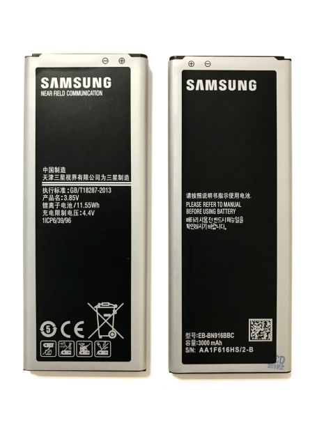 Аккумулятор для Samsung EB-BN916BBC Samsung Galaxy Note 4 Dual Sim N9100 / N9108V N9109V/ N9106W [Original PRC] 12 мес. гарантии