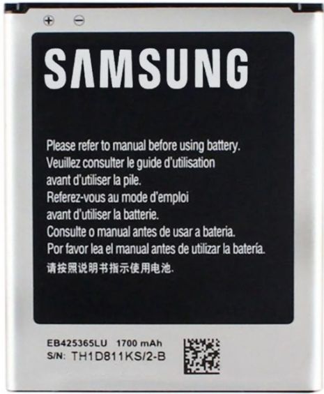 Акумулятор Samsung EB425365LU, 1700 mAh i8262D Galaxy Core Duos i8268 [Original PRC] 12 міс. гарантії