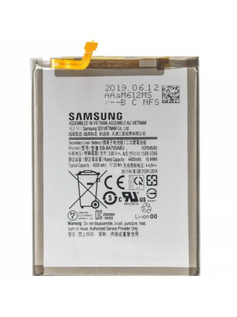 Аккумулятор для Samsung EB-BA705ABU - Galaxy A70 2019 - A705F 4500 mAh [Original] 12 мес. гарантии