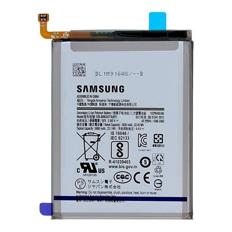 Акумулятор для Samsung M20S M207/M30S M307/M21 M215/M21S F415 - EB-BM207ABY 6000 mAh [Original] 12 міс. гарантії