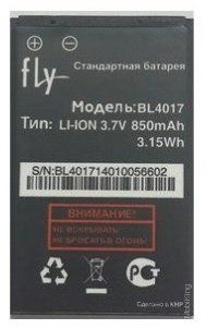 Аккумулятор для Fly BL4017 (DS125) [Original PRC] 12 мес. гарантии