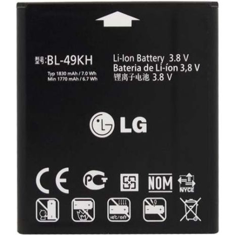 Аккумулятор для LG P936 / BL-49KH [Original] 12 мес. гарантии