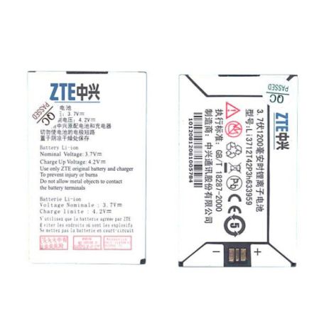 Аккумулятор для ZTE Blade V880 / ZTE Blade II V880+ / LI3712T42P3H633959 (1250 mAh) [Original PRC] 12 мес. гарантии