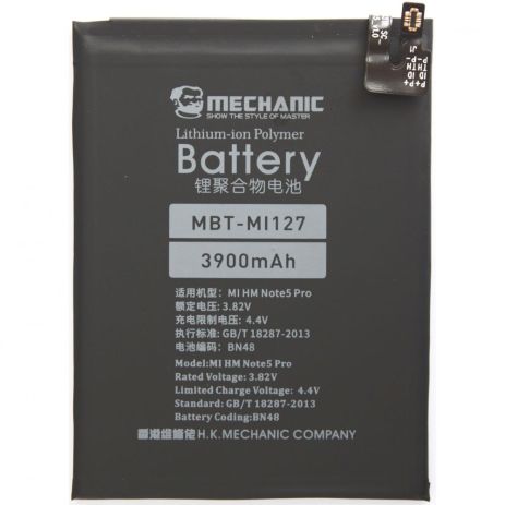 Аккумулятор MECHANIC BN48 (4000 mAh) для Xiaomi Redmi Note 6 Pro