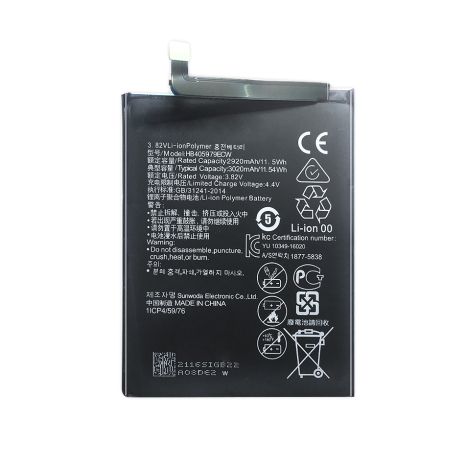 Акумулятор для Huawei Y6 2019 (MRD-LX1F, MRD-LX1, MRD-LX3, MRD-LX1N) HB405979ECW 3020 mAh [Original] 12 міс. гарантії