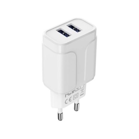 Зарядное устройство Borofone BA37A 2USB 2.4A 12W White