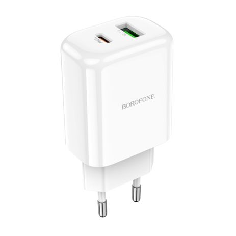 Зарядное устройство Borofone BN4 PD 20W QC3.0 White