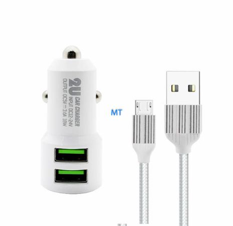 Автомобільне ЗУ LDNIO C309 / micro-USB White