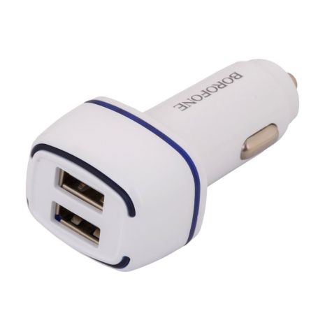 Автомобильное ЗУ Borofone BZ14 2USB 2.4A White