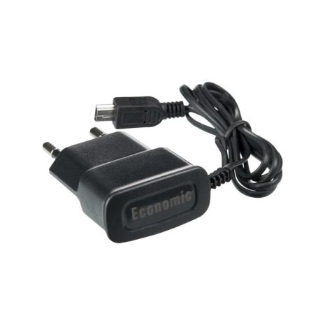 Зарядний пристрій Economic 0.75A miniUSB black