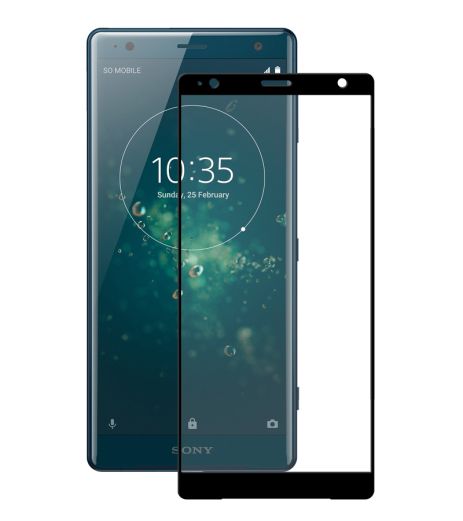 Захисне скло Full screen PowerPlant для Sony Xperia XZ2, Black