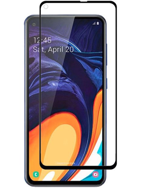 Захисне скло Full screen PowerPlant для Samsung Galaxy A60, Black