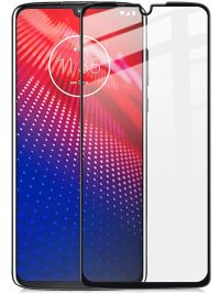 Защитное стекло Full screen PowerPlant для Motorola Moto Z4, Black