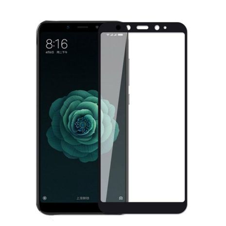 Защитное стекло Full screen PowerPlant для Xiaomi Mi A2, Black