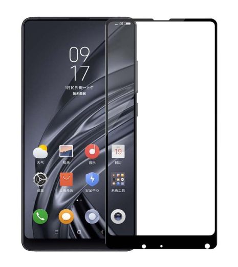 Захисне скло Full screen PowerPlant для Xiaomi Mi Mix 2, Black