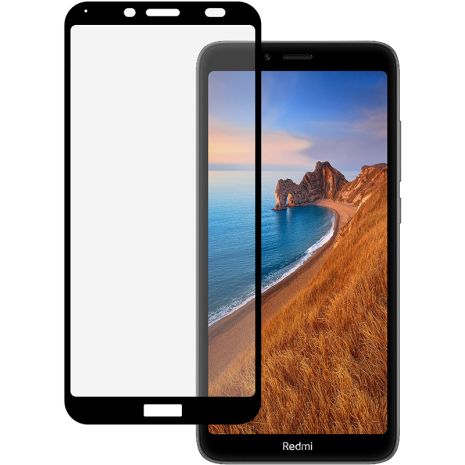 Захисне скло Full screen PowerPlant для Xiaomi Redmi 7A, Black