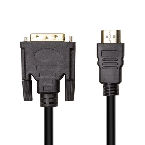 Видео кабель PowerPlant HDMI (M) - DVI (M), 1.8 м