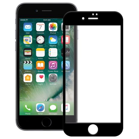 Захисне скло Full screen PowerPlant для Apple iPhone 7, Black