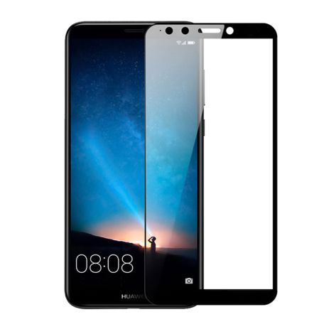 Защитное стекло Full screen PowerPlant для Huawei Y9 (2018), Black