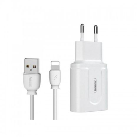 Зарядное устройство Remax RP-U22 2USB 2.4A Lightning White