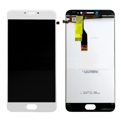 Дисплей (LCD) Meizu M3 Note із сенсором білий (ВЕРСІЯ L681h)