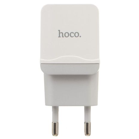 Зарядний пристрій Hoco C27A (1USB/2.4A) White