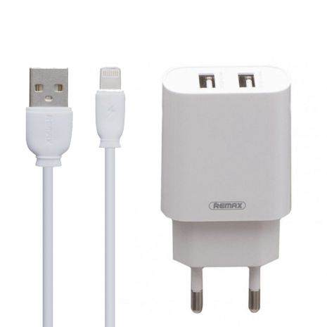 Зарядное устройство Remax RP-U35 2USB Lightning White