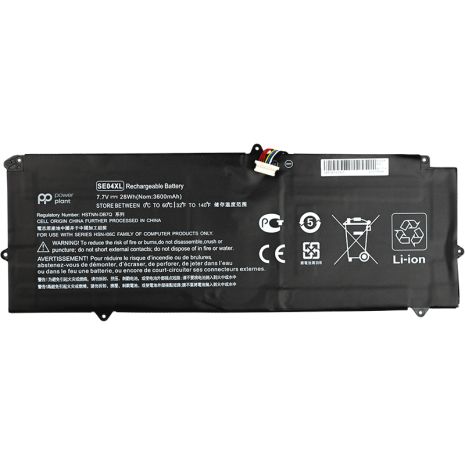 Аккумулятор PowerPlant для ноутбуков HP Pro X2 612 G2 Series (SE04XL) 7.7V 3600mAh