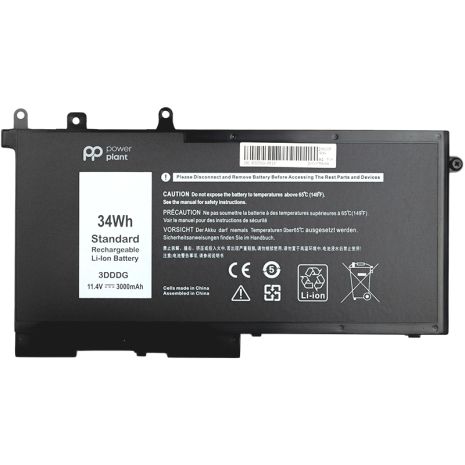 Акумулятори PowerPlant для ноутбуків DELL Latitude E5580 (3DDDG) 11.4V 3000mAh