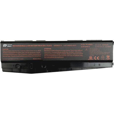 Акумулятори PowerPlant для ноутбуків Clevo N850HC (N850BAT-6) 10.8V 4400mAh