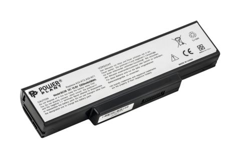 Аккумулятор PowerPlant для ноутбуков ASUS A72, A73 (A32-K72 AS-K72-6) 10.8V 5200mAh