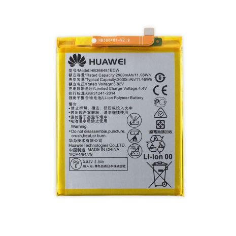 Акумулятор Huawei P9 Lite (VNS-L31, VNS-L21, VNS-L22, VNS-L23, VNS-L53) HB366481ECW 3000 mAh [Original PRC] 12 міс. гарантії