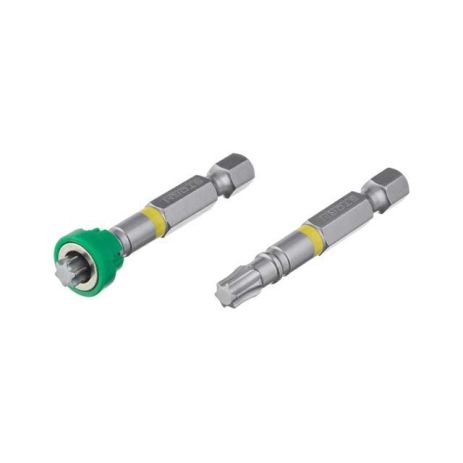 Комплект отверточных насадок Torx с ограничителем T30 1/4"*50мм, S2, уп. 2шт., STORM INTERTOOL VT-0232