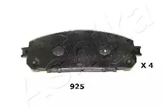 Колодки передні гальмівні Jeep Cherokee 2.0-3.2 13-, ASHIKA (5009925)