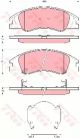 Колодки гальмівні KIA CERATO передн. TRW (GDB3367)