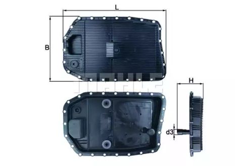 Фільтр масляний АКПП BMW (KNECHT-MAHLE/KNECHT), MAHLE/KNECHT (HX154)