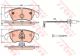 Тормозные колодки дисковые AUDI A4 1,8; 2,0; 2,0TD; 3,2 F 07, TRW (GDB1768)