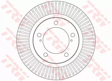 Диск гальмівний TOYOTA/LEXUS Land Cruiser VII (J200)/LX III (URJ) FD=340mm 07, TRW (DF6239S)