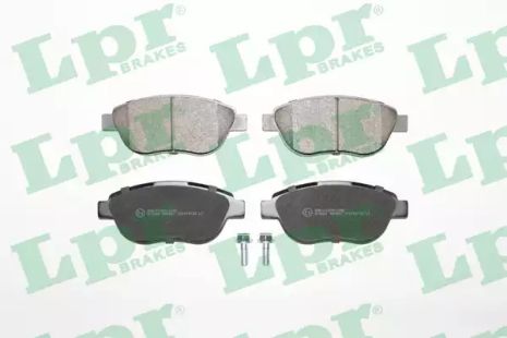 Колодки тормозные дисковые CITROEN C3, C4, PEUGEOT 207, 307 передн. (LPR), LPR (05P807)