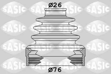 Пильовик Шрусу RENAULT Espace JR, Laguna III, Megane III, Scenic III, Master II (SASIC), Sasic (1904019)