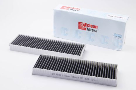 Фільтр салону Audi A6 04-11 (вугільний) (к-кт 2 шт), CLEAN FILTERS (NC2192CA)