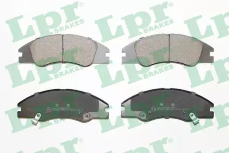 Тормозные колодки для дисков KIA Cerato 04- LPR (05P1349), LPR (05P1349)