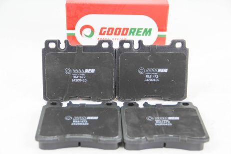 Колодки передние тормозные W140/W140/W140/W124/W140 91-99, GOODREM (RM1472)