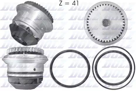 Водяний насос VW LT 28/LT 35/LT 46 2,8 97-03, DOLZ (A199)