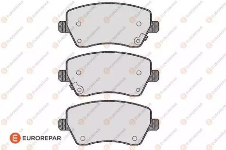 Комплект тормозных колодок, дисковый тормоз NISSAN MICRA, EUROREPAR (1623056180)