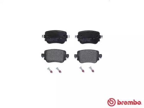 Комплект тормозных колодок, дисковый тормоз SKODA OCTAVIA, SEAT LEON, BREMBO (P85135)